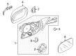 Diagram for Audi Q7 Mirror Cover - 4L0-857-527-A-GRU