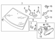 Diagram for Audi A6 allroad Parking Sensors - 4N0-907-669-AK