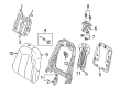 Diagram for Audi RS7 Sportback Seat Heater Pad - 4K0-963-557-AD