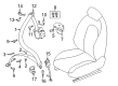 Diagram for Audi R8 Seat Belt - 423-857-706-E-V04