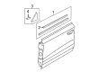 Diagram for Audi RS7 Door Moldings - 4G8-853-284-B-2ZZ