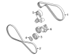 Diagram for Audi SQ8 Drive Belt - 0P2-903-137-B