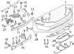 Diagram for Audi S6 Bumper - 4F5-807-303-C-GRU