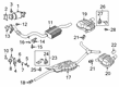 Diagram for Audi A5 Quattro Muffler - 8W6-253-609-E