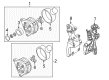 Diagram for Audi Alternator - 03L-903-023-X