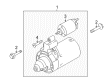 Diagram for Audi S4 Starter - 06E-911-021-F