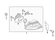 Diagram for Audi S7 Tail Light - 4G8-945-095-A