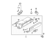 Diagram for Audi RS4 Glove Box - 8E1-880-302-F-9D6