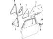 Diagram for Audi 4000 Door Lock Cylinder - 191-837-061-A