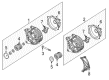 Diagram for Audi SQ5 Alternator - 06E-903-019-HX