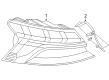 Diagram for Audi e-tron GT Back Up Light - 4J3-945-091-A