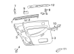 Diagram for Audi Door Moldings - 8D0-867-419-K-6MS