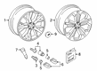 Diagram for Audi Q8 Alloy Wheels - 4M8-601-025-K