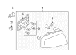 Diagram for Audi A4 Quattro Tail Light - 8E9-945-095-F