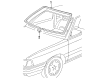 Diagram for Audi 200 Windshield - 443-845-099-AE