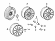 Diagram for Audi S5 Sportback Alloy Wheels - 8W0-601-025-CB