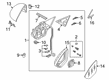 Diagram for Audi Side View Mirrors - 4KL-857-410-AC-T94