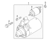 Diagram for Audi R8 Starter - 0BZ-911-024-D