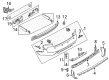 Diagram for Audi Bumper - 4Z7-807-303-B-GRU