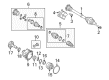 Diagram for Audi A7 Quattro CV Joint - 4H0-498-103-A