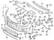 Diagram for Audi A4 allroad Headlight Screws - WHT-000-372