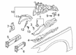 Diagram for Audi TT Quattro Door Screws - WHT-000-880