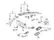 Diagram for Audi S5 Interior Lights - 8J0-947-105-A