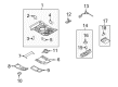 Diagram for Audi Q7 Interior Lights - 4L0-947-124-A-6PS