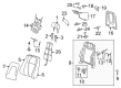 Diagram for Audi RS5 Seat Cushion Pad - 8T0-881-293