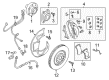 Diagram for 2013 Audi A8 Quattro Brake Caliper - 4H0-615-107-E