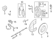 Diagram for Audi RS3 Brake Caliper - 83A-615-107-B