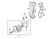 Diagram for Audi Alternator Pulley - 022-903-119-C