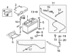 Diagram for Audi TT RS Quattro Battery Cables - 8J0-971-227-H