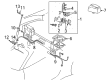 Diagram for Audi TT Quattro Lift Support - 8N7-871-795-A