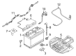 Diagram for Audi Battery Hold Downs - 8R0-867-749-A