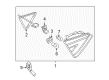 Diagram for Audi S5 Back Up Light - 8T0-945-093