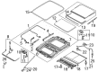 Diagram for Audi A8 Quattro Weather Strip - 4H4-877-439