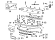 Diagram for Audi License Plate - 4D0-807-287-K-GRU