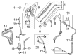 Diagram for Audi Q7 Windshield Wiper Arms - 4M0-955-405-B-1P9