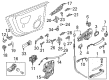 Diagram for Audi A7 Quattro Door Hinge - 4G0-831-401