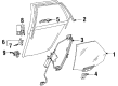 Diagram for Audi 5000 Quattro Door Lock - 443-839-016-K