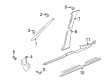 Diagram for Audi A4 Pillar Panels - 8D0-867-234-E86