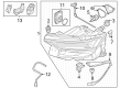 Diagram for Audi Q4 e-tron Sportback Headlight - 89A-941-783-A