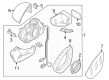 Diagram for Audi Mirror Cover - 89B-857-109-9B9