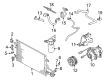 Diagram for Audi A/C Compressor Cut-Out Switches - 8A0-820-855-AB