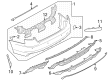 Diagram for Audi S4 Bumper - 8W5-807-067-C-GRU