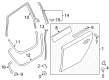 Diagram for Audi A7 Quattro Window Regulator - 4G8-839-462-C