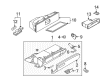 Diagram for Audi Glove Box - 8H1-857-035-J-EC3