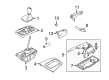 Diagram for Audi Automatic Transmission Shift Levers - 8E0-711-055-L