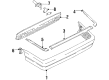 Diagram for Audi 5000 Quattro Bumper - 443-807-305-E-GRU